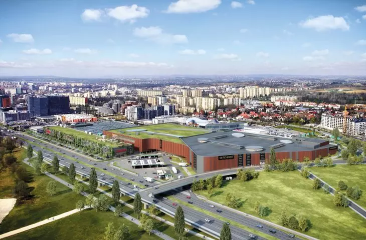 Centrum Handlowe SERENADA przy al. gen. T. Bora-Komorowskiego w Krakowie