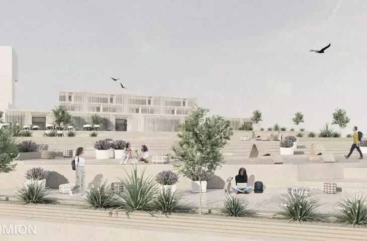 Cascading terraces