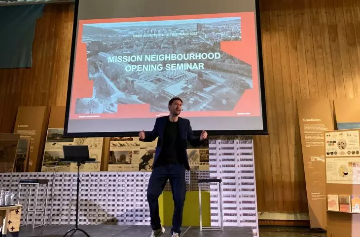 Christian Pagh, director and curator of the Oslo Architecture Triennale