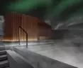 Projekt schroniska przy basenie Krossneslaug