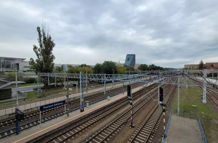 Poznan Central Station area