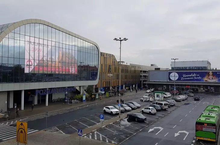 Poznan Central Station area