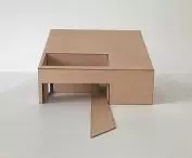 Single-family house in Owczarnia, mockup