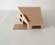Dom jednorodzinny w Owczarni, makieta