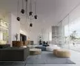 Living area overlooking the bay