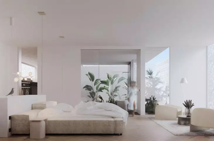 Interior of the master bedroom