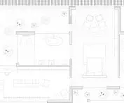 Courtyard House project in Dubai, bedroom floor plan