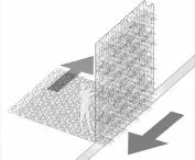 Courtyard House project in Dubai, elevation movement