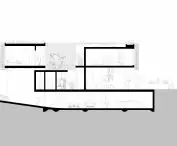 Courtyard House project in Dubai, cross section