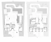 Courtyard House project in Dubai, floor plans