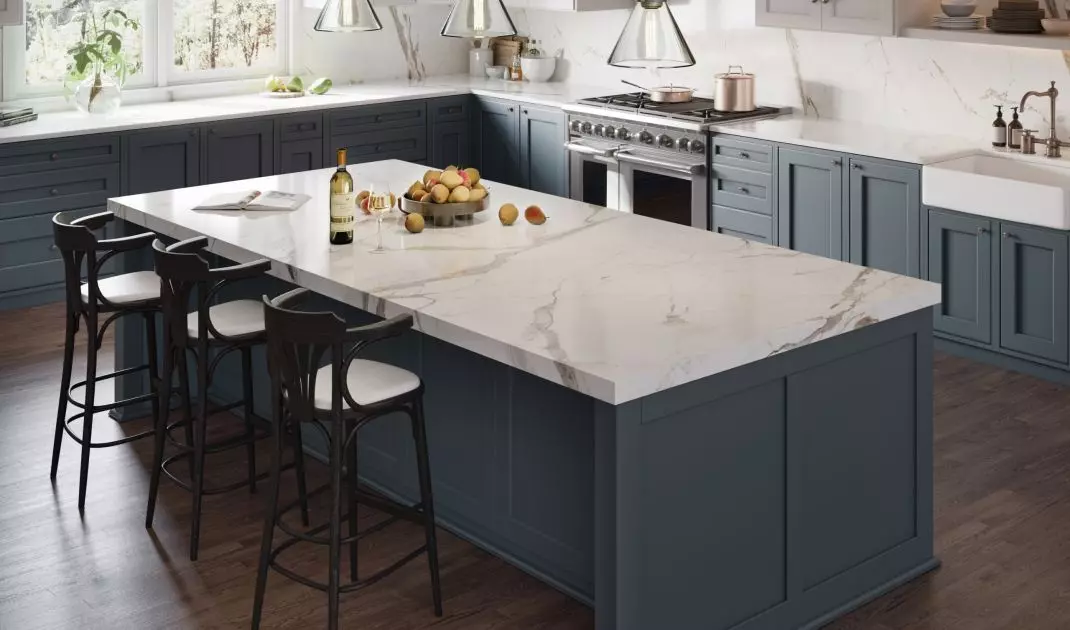 Quartz sinter in the kitchen