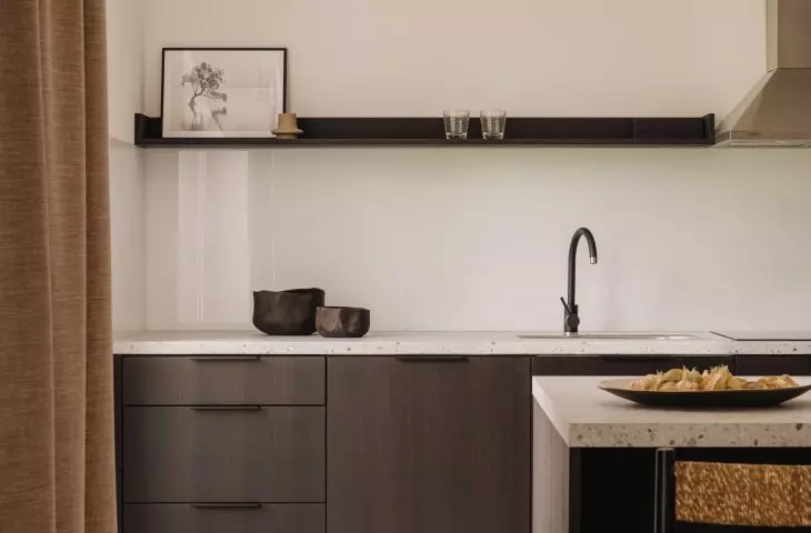Apartment in Krakow, minimalist kitchen