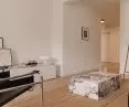 The coffee table was made of marble