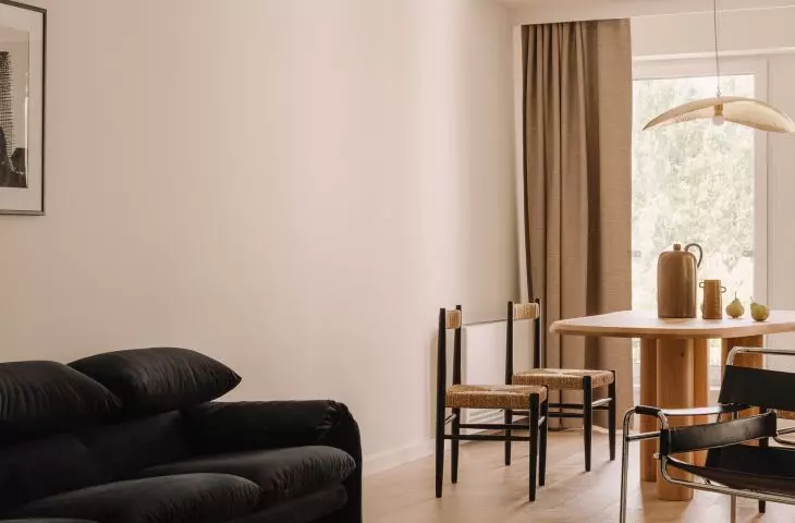 Apartment in Krakow, living area