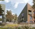 Housing development on a former sugar factory site in Gniezno, visualization, proj. Insomia