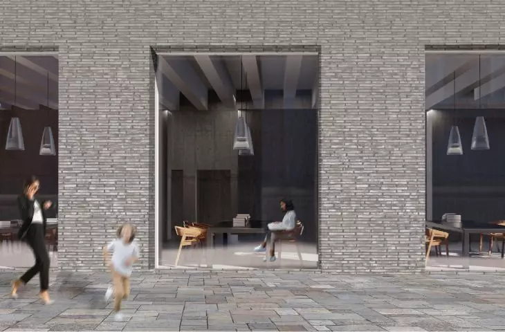 Projekt wnętrz parteru Muzeum Książąt Lubomirskich, część kawiarniana