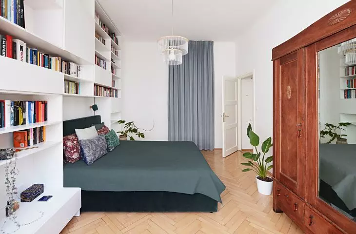 preserved closet in the bedroom