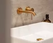 Copper-colored fittings