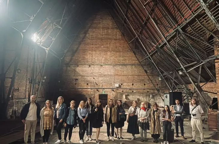 Tour of the Castle by participants of the seminar of the Faculty of Architecture of the Warsaw University of Technology 