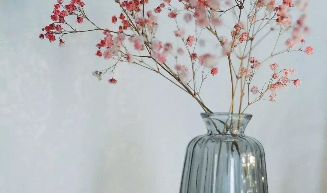 Dried flowers as home decoration
