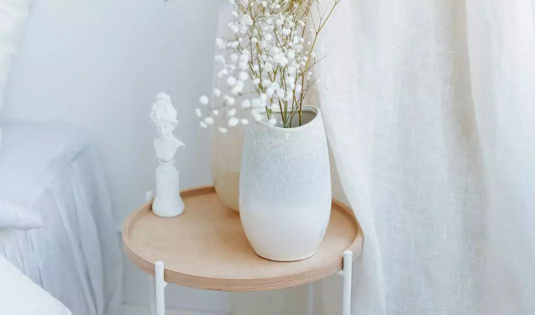 Dried flowers as home decoration