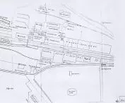 Plan of the sugar factory in Gniezno from the time of occupation 