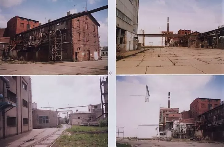The now defunct buildings of the Gniezno sugar factory, as of the early 21st century.