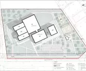 Supplement factory project, site development plan