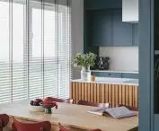 Kitchen area and dining table