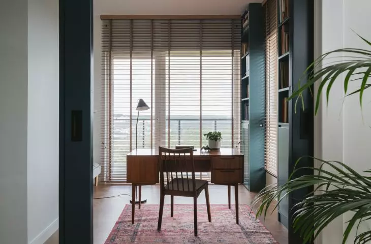 In the office, the most important piece of furniture is the Danish desk