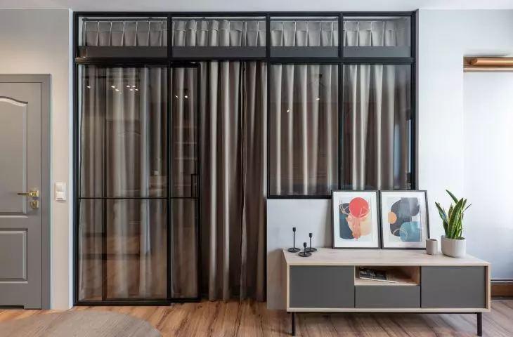 Living room - view of the bedroom space