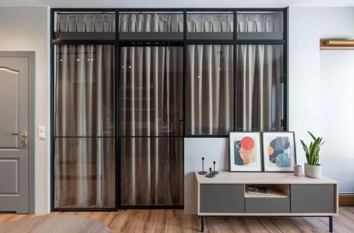 Living room - view of the bedroom space
