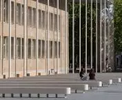 Benches fit in with the surroundings