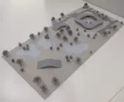 Animal hotel design, mockup
