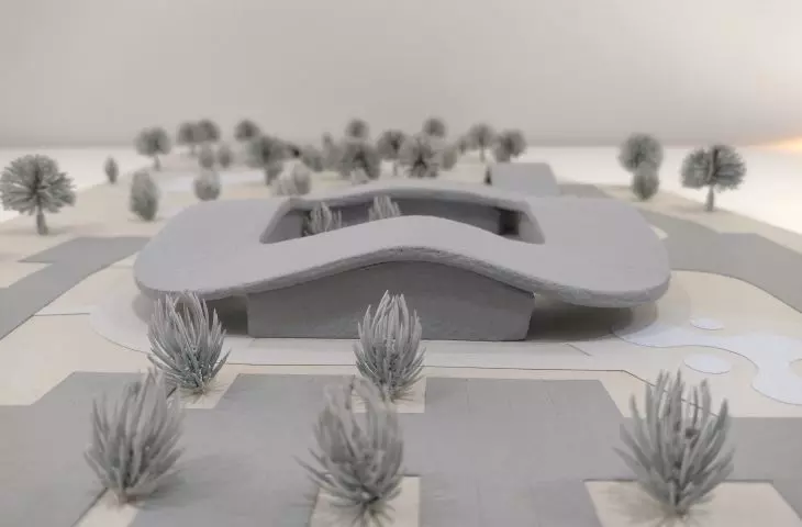 Animal hotel design, mock-up detail