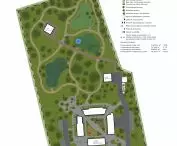 Animal hotel design, site plan