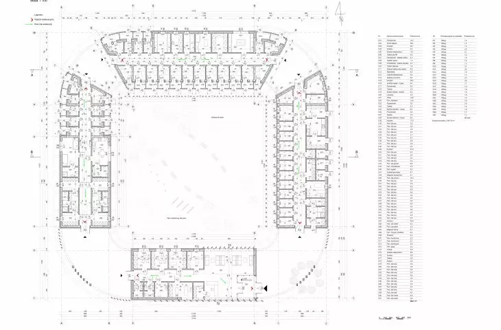 Animal hotel project, ground plan