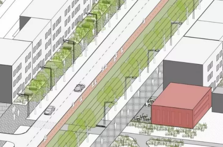 Projekt „Zielono Rajza”, zieleń wzdłuż ulicy Chorzowskiej