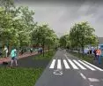 Autorki skupiły się na wprowadzeniu zmian wzdłuż ulicy Chorzowskiej w Gliwicach