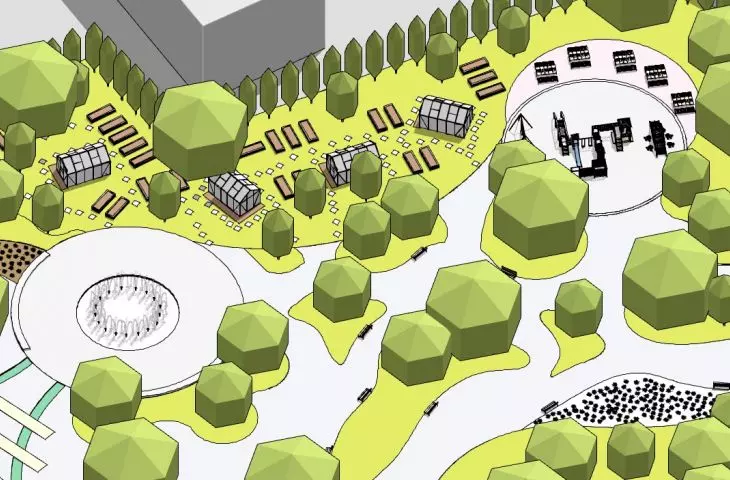 Projekt „Zielono Rajza”, przestrzeń publiczna