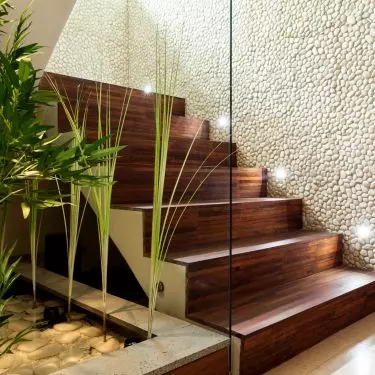 Stair lighting can also be a decoration 