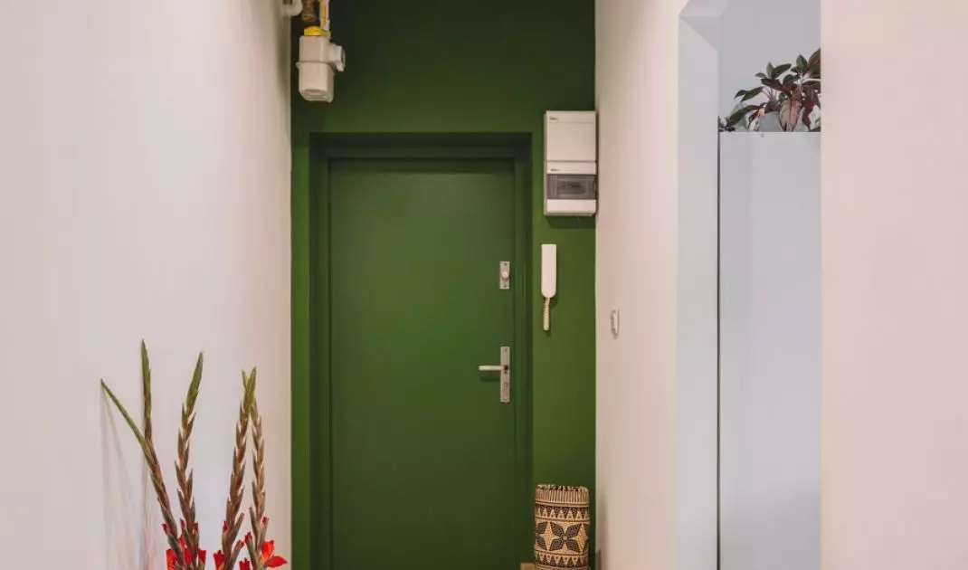 Green ceiling