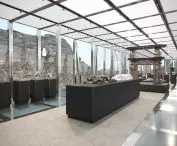 Concept for modernization of Janowiec Castle, lapidarium