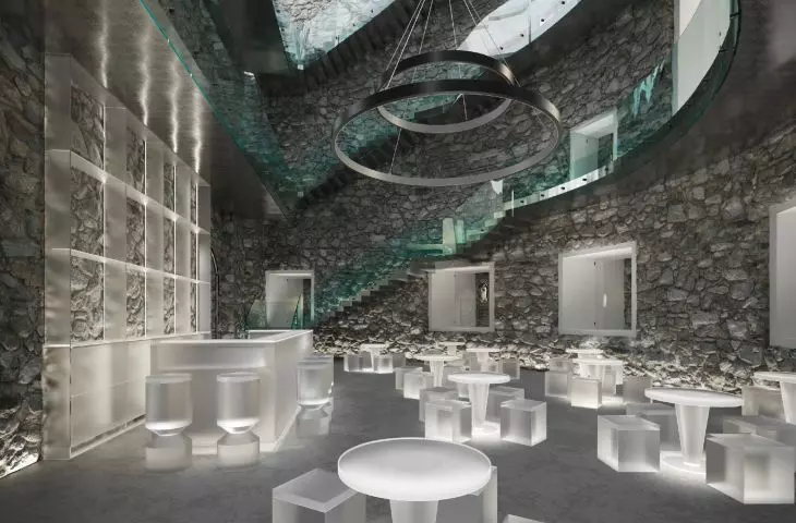 Interior of the restaurant