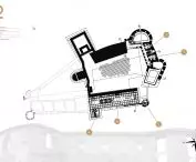 Concept for the modernization of Janowiec Castle, level 2 plan
