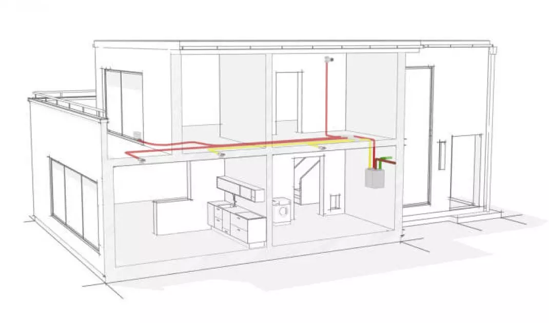 An example of how a recuperation system works
