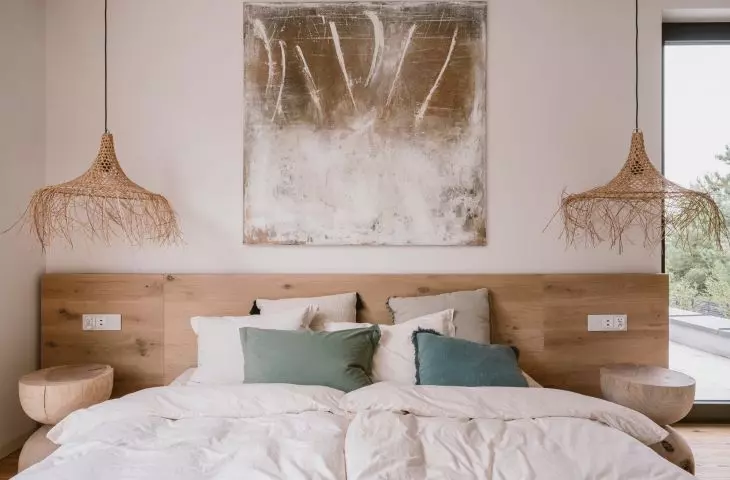 On the first floor there is a bedroom