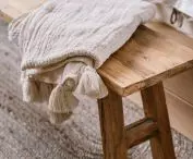 Bench in the bed legs