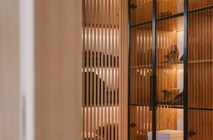 A fragment of a closet