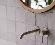 Architects selected minimalist fixtures